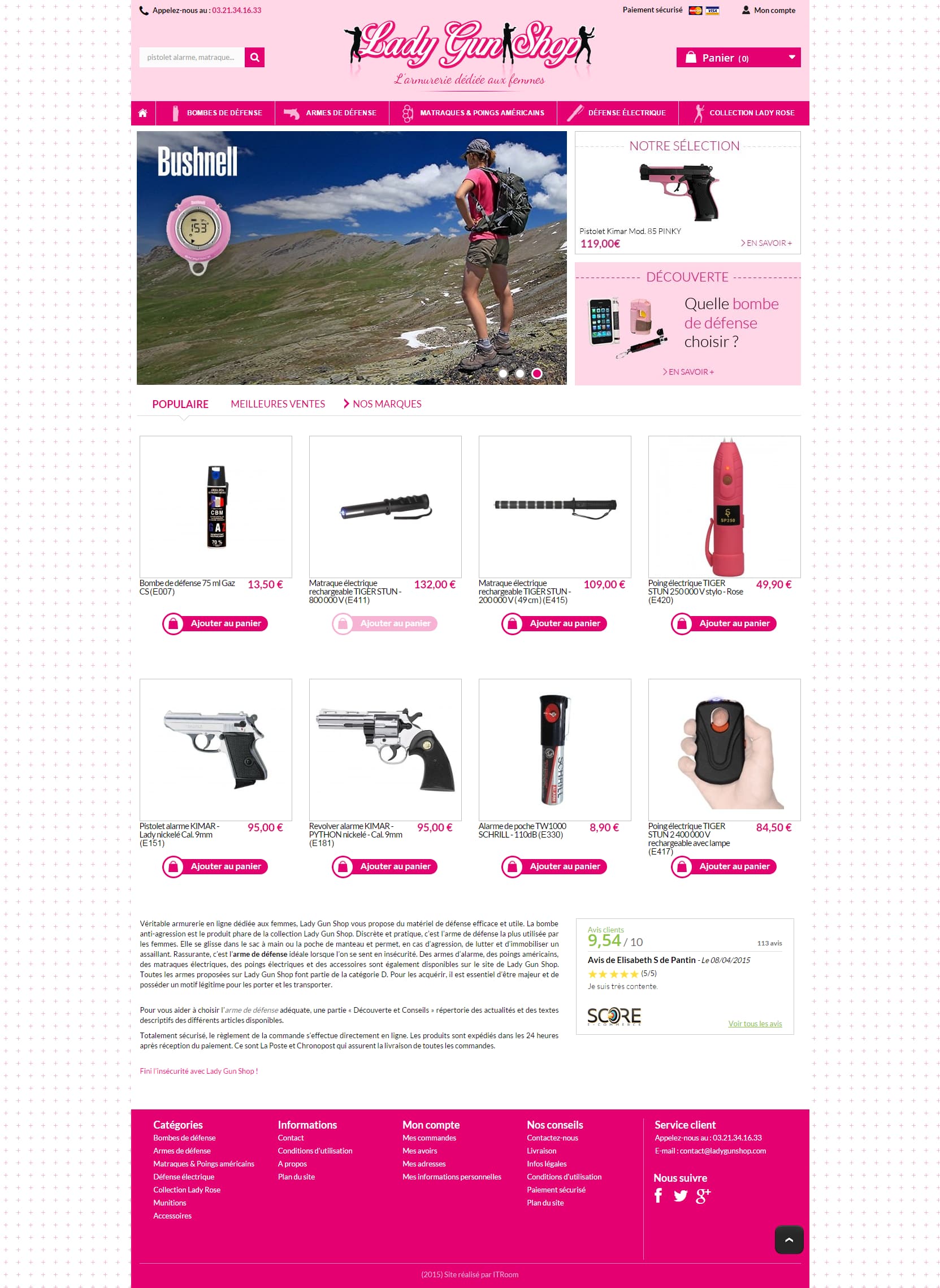 Lady Gun Shop - Prestashop (2015)